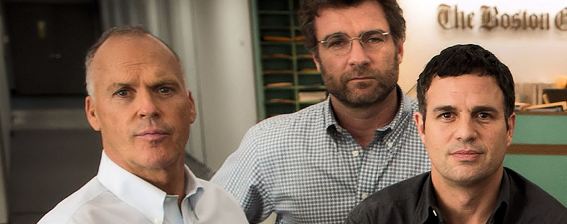 Michael Keaton, Liev Schreiber, Mark Ruffalo | "Spotlight" (2015)