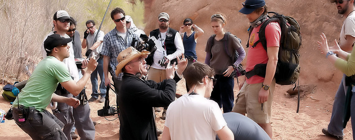 Danny Boyle, James Franco, Kate Mara | "127 Hours" (2010) *