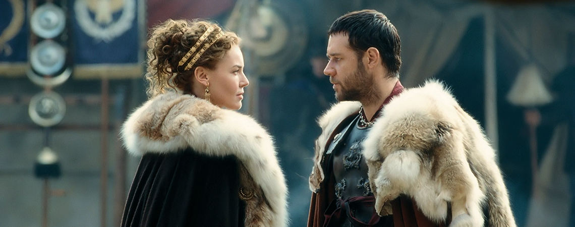 Connie Nielsen, Russell Crowe  | "Gladiator" (2000) *