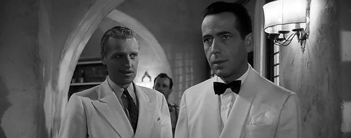 Humphrey Bogart, George Meeker | "Casablanca" (1942)