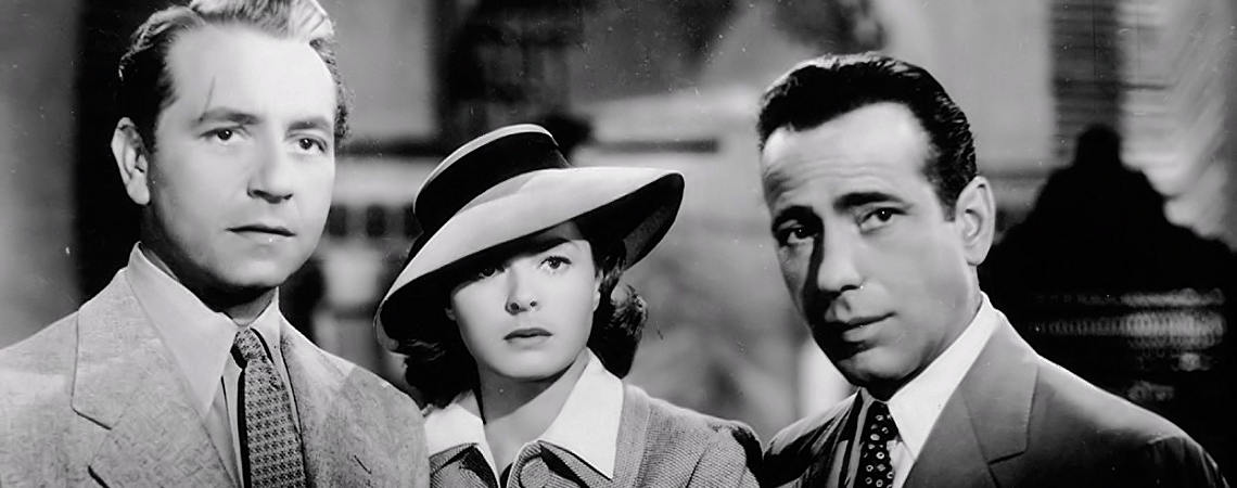 Humphrey Bogart, Ingrid Bergman, Paul Henreid | "Casablanca" (1942) **