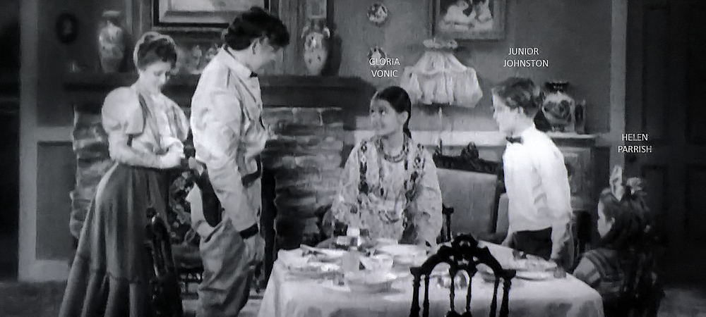 Junior Johnston< Helen Parrish, Gloria Vonic | Cimarron (1931)