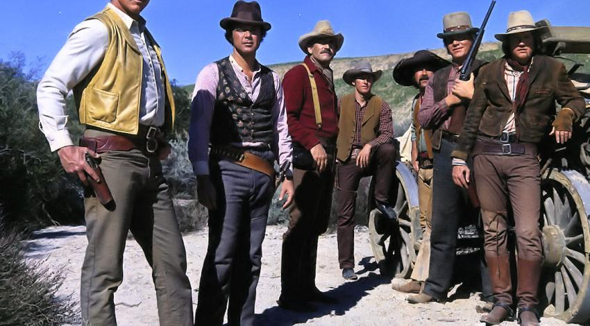 William_Lucking, Lee Van Cleef, Pedro Armendáriz Jr., Luke Askew, Michael Callan, Ed Lauter, James Sikking | "Magnificent Seven Ride" (1972) *