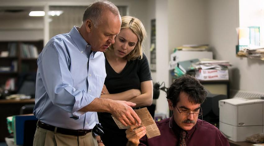 Michael Keaton, Brian d'Arcy James, Rachel McAdams | "Spotlight" (2015)