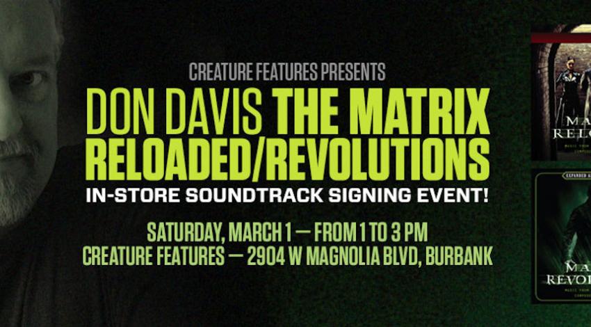 Don Davis | The Matrix Signing