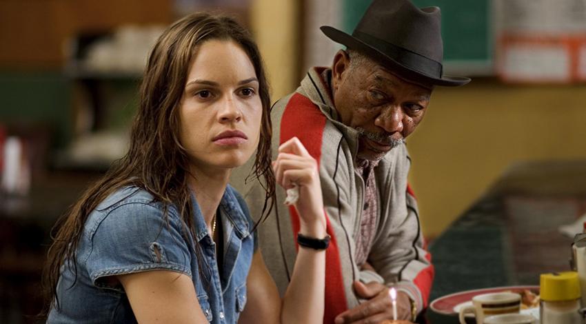 Hilary Swank, Morgan Freeman | "Million Dollar Baby" (2004) *