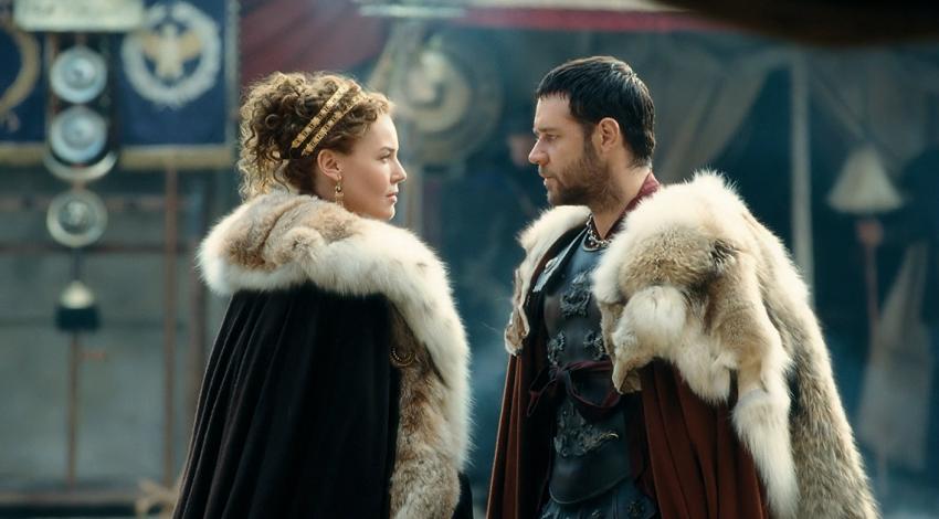 Connie Nielsen, Russell Crowe  | "Gladiator" (2000) *