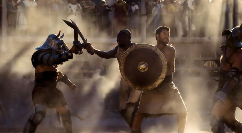 Russell Crowe, Djimon Hounsou  | "Gladiator" (2000) *