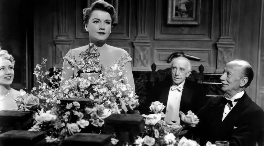 Anne Baxter, Walter Hampden | "All About Eve" (1950)