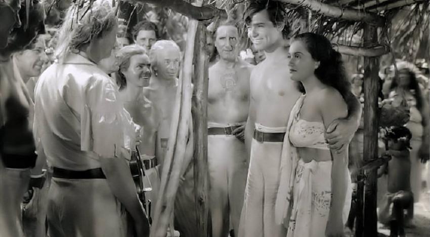 Clark Gable, Mamo Clark, Eddie Quillan | "Mutiny on the Bounty" (1935)
