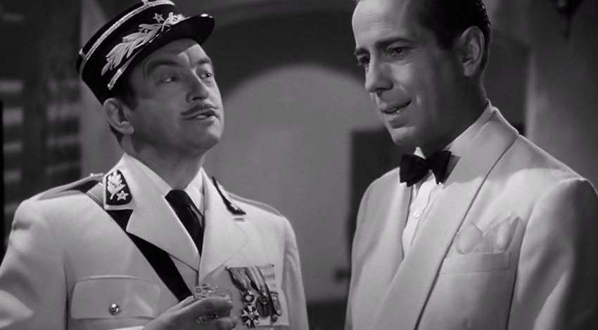 Humphrey Bogart, Claude Rains | "Casablanca" (1942)