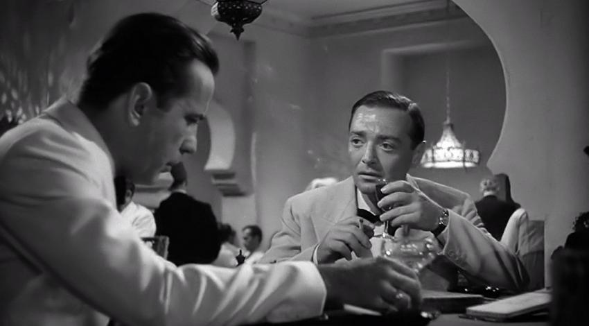 Humphrey Bogart, Peter Lorre | "Casablanca" (1942)