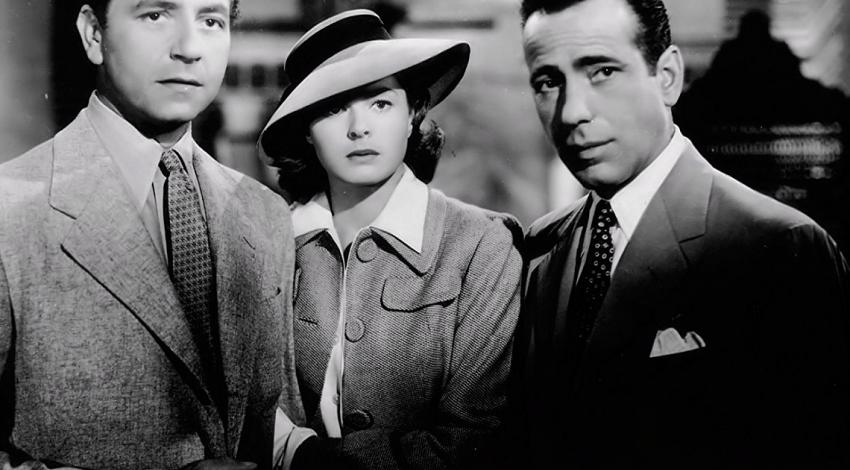 Humphrey Bogart, Ingrid Bergman, Paul Henreid | "Casablanca" (1942) **