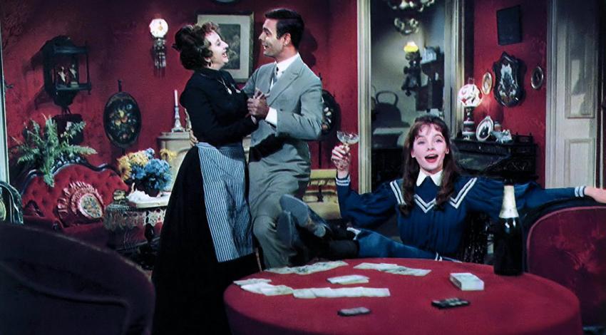 Hermione Gingold, Louis Jourdan, Leslie Caron | "Gigi" (1958) *