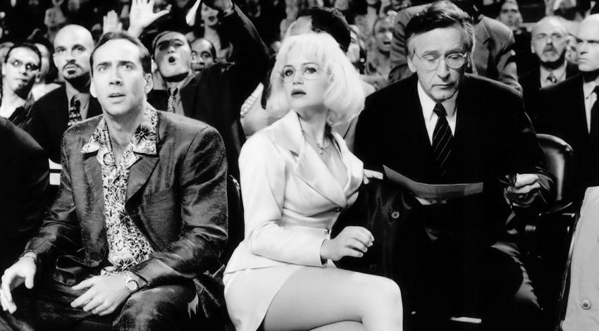 Nicolas Cage, Carla Gugino, Joel Fabiani | "Snake Eyes" (1998) *