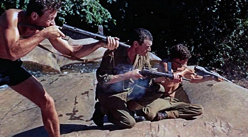 William Holden, Jack Hawkins, Geoffrey Horne | "The Bridge on the River Kwai" (1957)