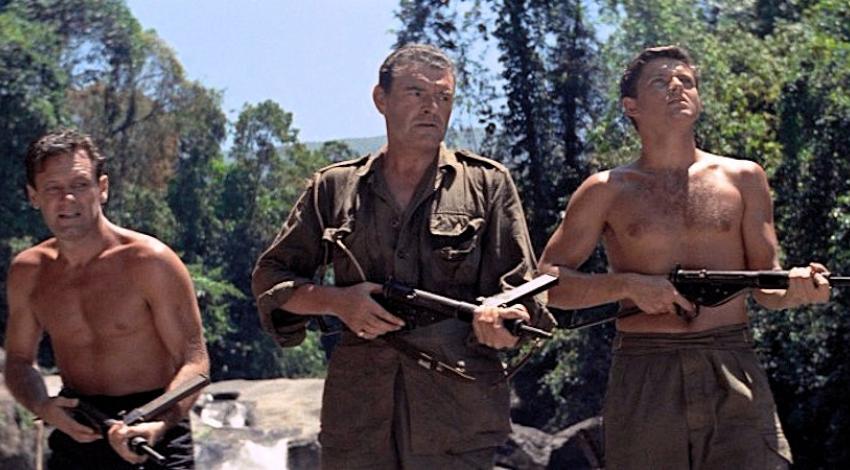William Holden, Jack Hawkins, Geoffrey Horne | "The Bridge on the River Kwai" (1957)