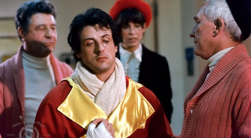 Al Silvani, Sylvester Stallone, Talia Shire, Burgess Meredith | "Rocky" (1976) *