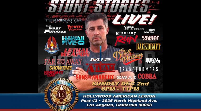 Corey Eubanks' Stunt Stories Returns Dec 2, 2018